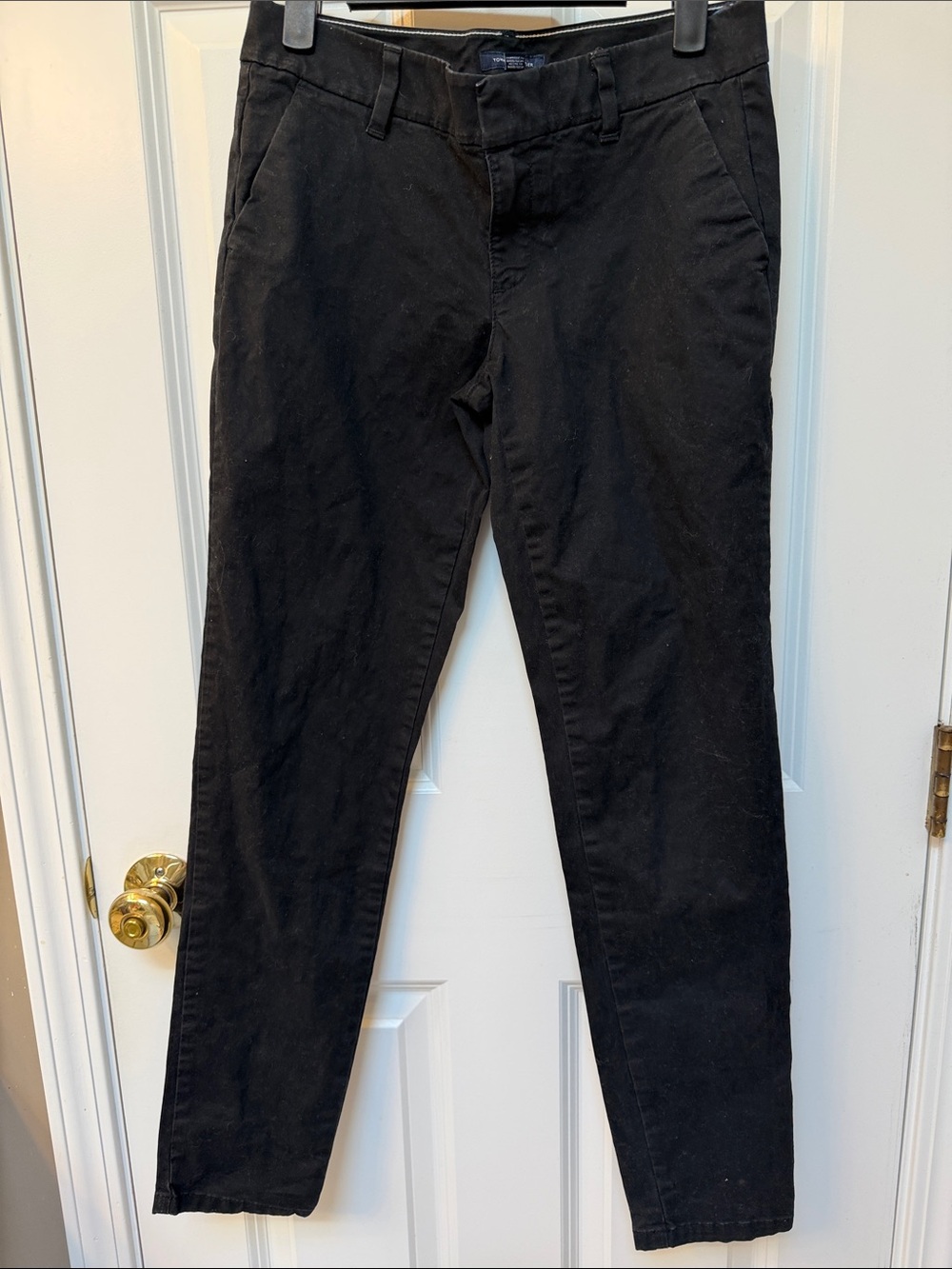 Women's Hampton Tommy Hilfiger Black Chino Pants Size 0